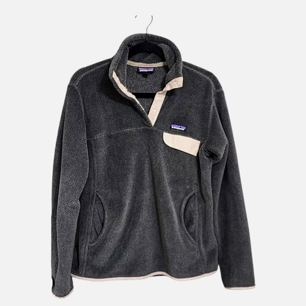 Patagonia Womens Re-Tool snap grey fleece